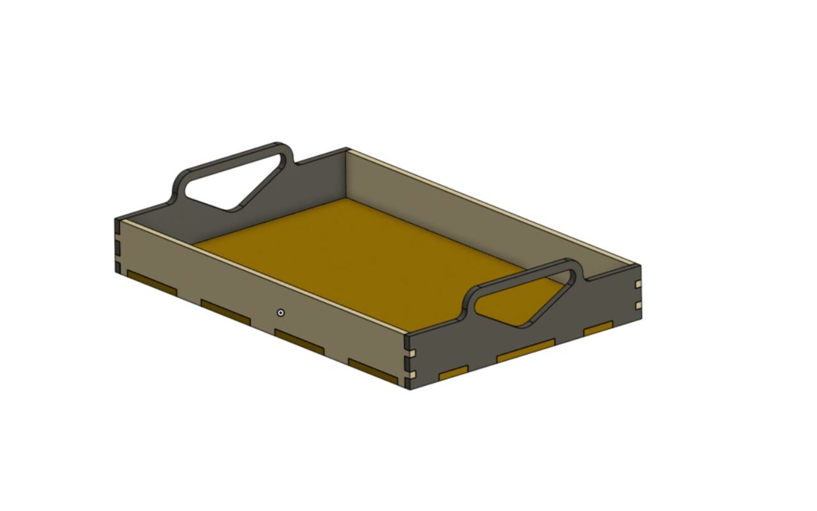 Blank 12 X 8 Serving Tray / Box Joints / Food Tray / Wooden / SVG File