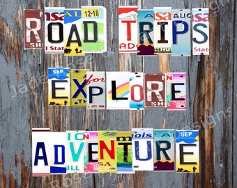 DESCARGA INSTANTE - 2 archivos Road Trips Adventure Tumbler Png Wrap
