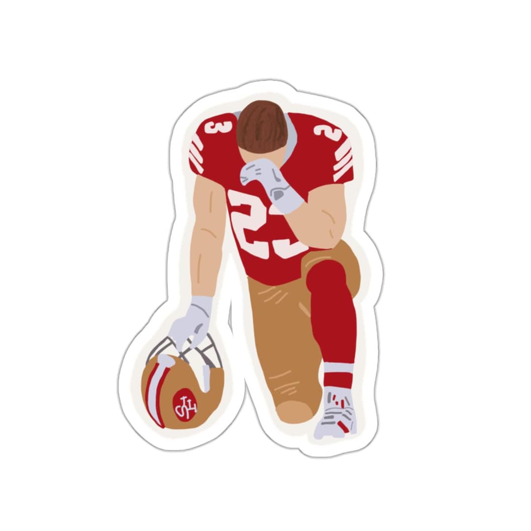 CMC Sticker | Christian Mccaffrey Die-cut Sports Helmet Decal - Etsy