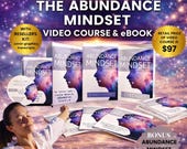The Abundance Mindset Video Course & Ebook, MRR, Master Resell Rights, Reseller Kit, Reframe Thoughts, Self Help Course, Abundance Journal