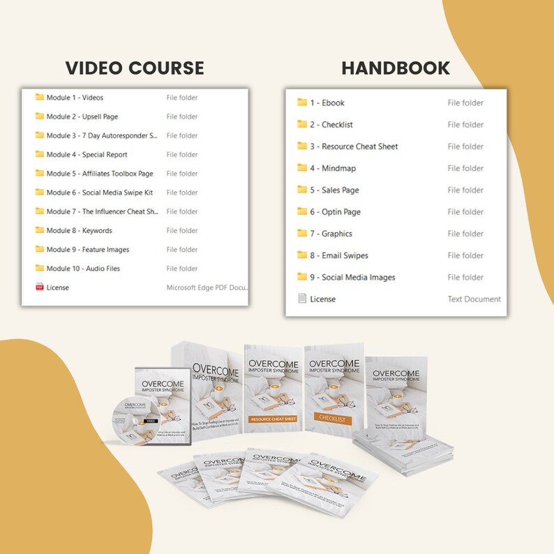 Overcome Imposter Syndrome Video Course & Ebook, MRR, Master Resell Rights, Reseller Kit, Self Help Course, Self Esteem, Mental Health image 4