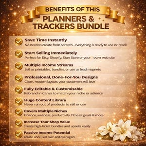 KIDS Planners Bundle MRR PLR Editable Planner Canva Templates Master Resell Rights, Private Label Rights, Done For You Digital Download adhd image 6