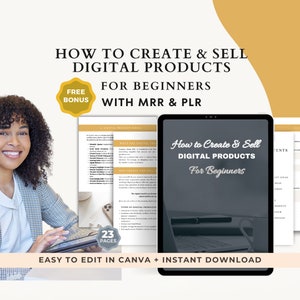 Erstellen und Verkaufen Digitaler Produktführer PLR MRR, Privatmarkenrechte, Master-Wiederverkaufsrechte, passives Einkommen, dfy für Sie erledigt