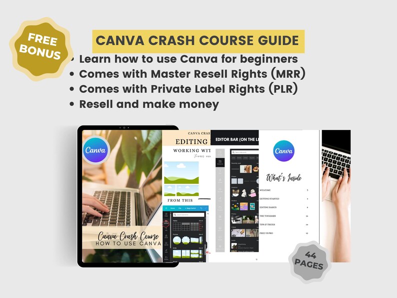 bonus: Canva crash course guide