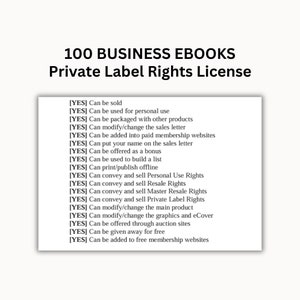 PLR 100 Business eBooks Bundle MRR, Master Resell Rights, Learn Business & Entrepreneurship, färdiga guider för dig, passiv inkomst, nedladdning bild 6
