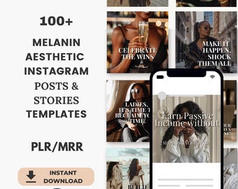 Peut inclure: Un collage d'images mettant en scène des femmes de couleur avec des superpositions de texte. Le texte comprend des phrases comme "Célébrez les victoires", "Faites-le arriver", "Gagnez un revenu passif sans montrer votre visage" et "Construisez votre marque". Les images sont dans une esthétique moderne et sont conçues pour les médias sociaux.