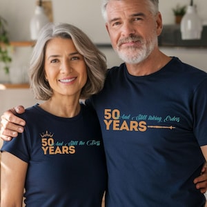 Bijpassende jubileumshirts voor stellen, grappig cadeau voor ouders