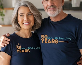 Couple Matching Custom Anniversary Shirts,Funny Custom Anniversary Gift,Wedding Anniversary Gift,50th 40th 30thAnniversary,Gift For Parents