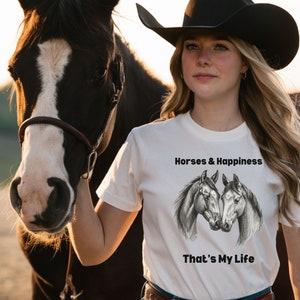 Western Shirt, Horse Shirt, Western Graphic Tee, Cowgirl Tshirt, Horse Girl T Shirt, Ranch Girl Tee, Cowboy Graphic Shirt, Rodeo Farm Tee