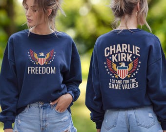 Camiseta con estampado del águila de la libertad / Camiseta con valores patrióticos estadounidenses / Camiseta unisex con el orgullo de Estados Unidos
