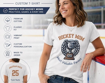 Personalized Hockey Mom/Dad MVP Shirt, Sport Season Tee