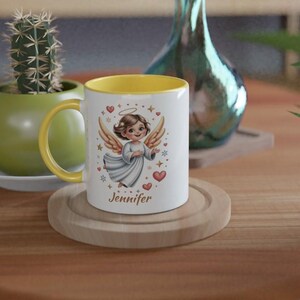 Taza de ángel personalizada con nombre imagen 15