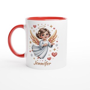 Taza de ángel personalizada con nombre imagen 8