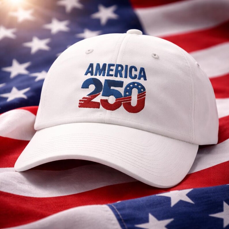 America 250th Anniversary Flexfit Hat | USA Patriotic Baseball Cap 1776 ...