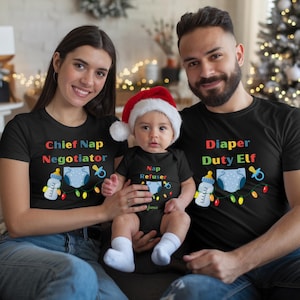 My First Christmas Shirt Christmas Family Matching Christmas Shirt Christmas Baby Bodysuit Mommy and Me Christmas Tree Shirt Family Matching
