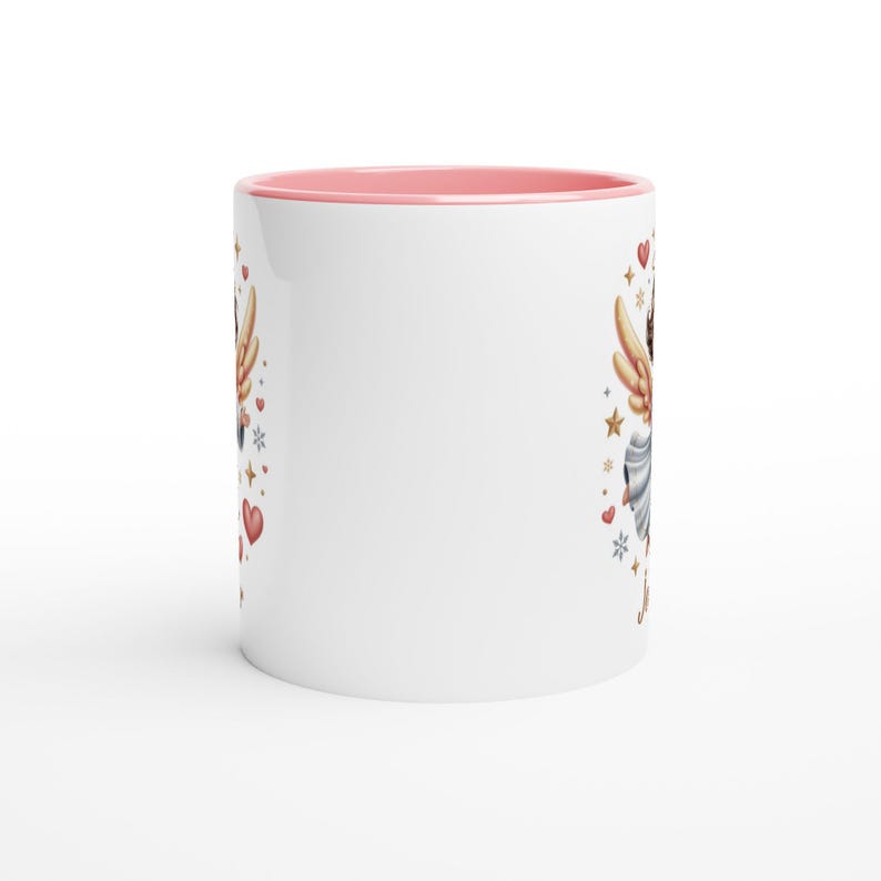 Taza de ángel personalizada con nombre imagen 3