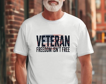 America 250th Anniversary Veteran Freedom Isn’t Free Shirt, Patriotic USA Military Tribute Tee