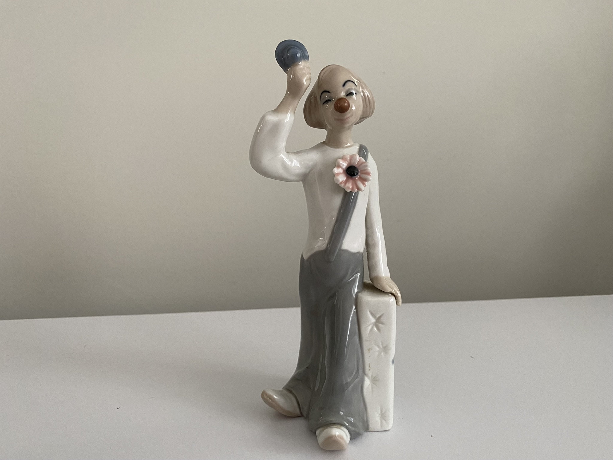 Lladro Style Cascades Porcelain Figurine of a Clown, Made in Spain Etsy