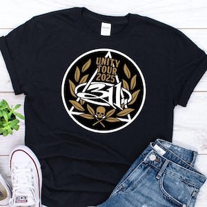 311 Einheit Tour 2025 Astronaut T-shirts Schwarzes T-Shirt