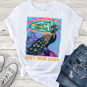 311 Unity Tour 2025 Peacock T-Shirt Weißes T-Shirt