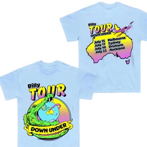 Billy Strings Down Under 2025 Shows Shirt, Billy Strings Tee T Shirt Blue