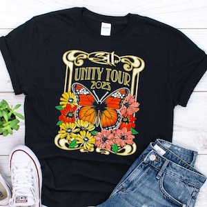 311 Band Unity Tour 2025 Schmetterling Damen-Unisex T-Shirt