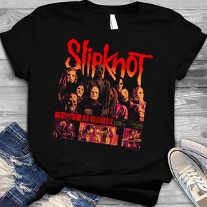 T-shirt Slipknot, Funny Vintage Unisex Tee, Slipknot Retro Shirt, Casual Wear, meme tshirt, Funny Vintage Slipknot Shirt, Casual Wear