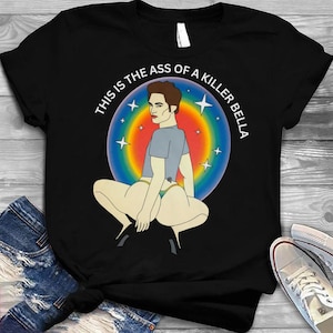 Twilight Parody Bella Canvas T-Shirt - This is the Ass of a Killer Bella - Funny Edward Cullen Design T shirt Hoodie