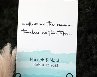 Welcome Wedding Sign, Custom Wedding Sign, Beach Wedding Welcome Sign, Party Sign, Minimalist Wedding Sign, Acrylic Sign