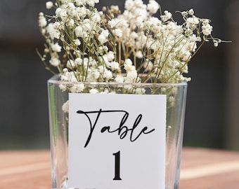 Elegant Table number flower vase, unique table number, wedding table number, event decoration, Quinceañera decor, Quinceañera table number
