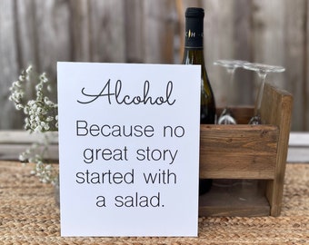 Wedding bar sign, wedding sign, bar sign, bar decor, restaurant sign, table sign