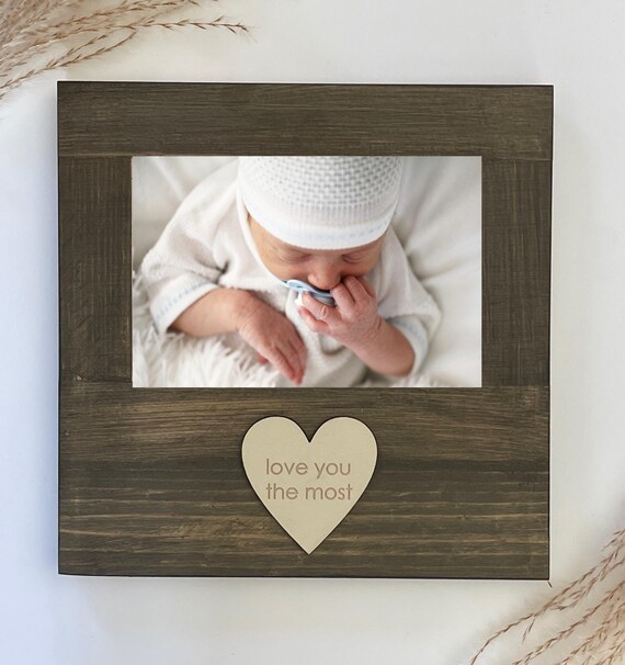 Baby Announcement picture frame, Custom Pregnancy Picture Frame,  Personalized Baby Shower gift, Baby Nursery Decor, Embarazo, Baby frame