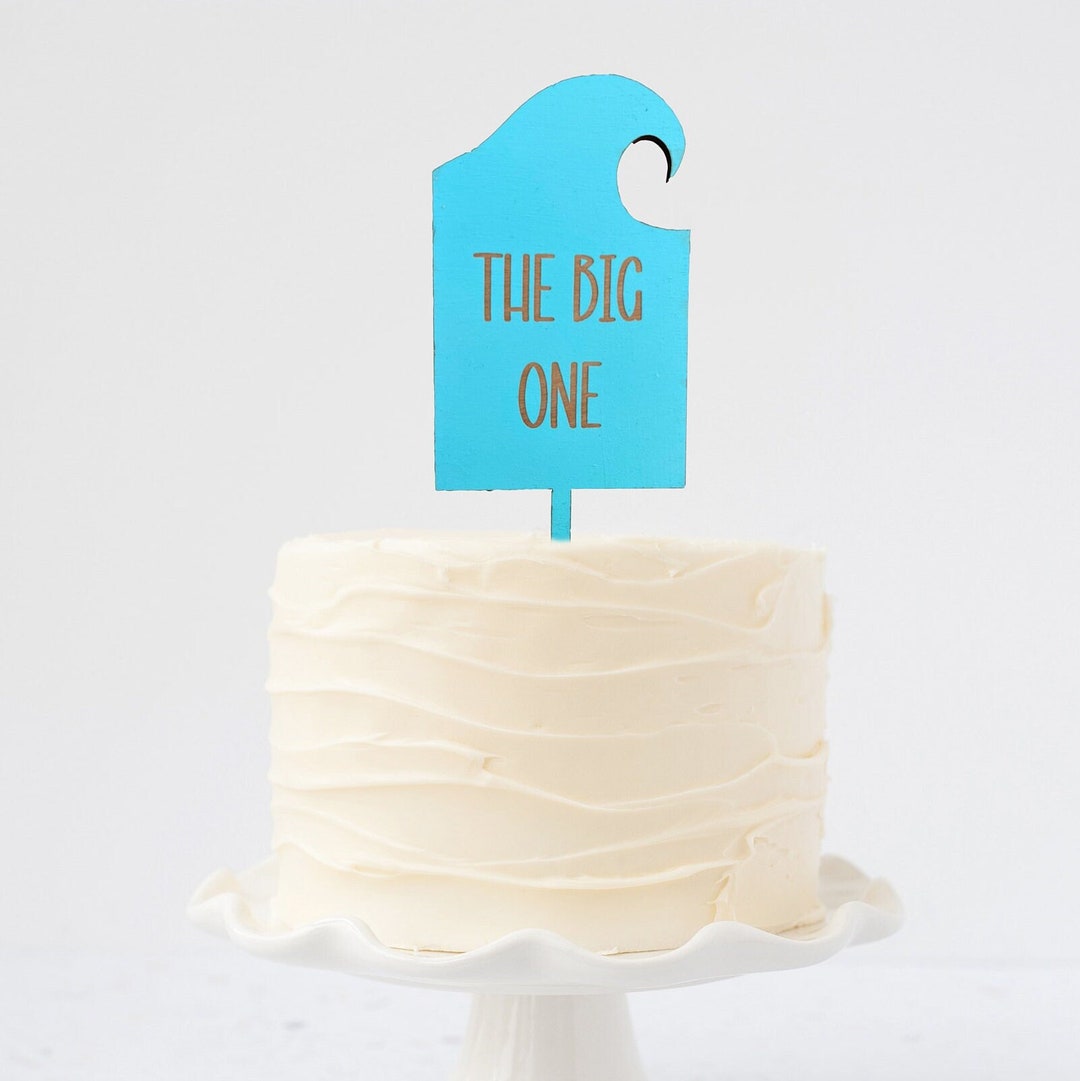 Ocean Themed Cake Topper Beach Cake Topper Wave Cake Topper Etsy