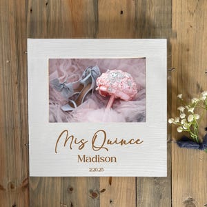 Mis Quince Picture Frame, Quinceañera, Mis XV, Personalized Quince gift, Quince decorations, Fiesta Quince, Regalo Quince, Decoracion Quince