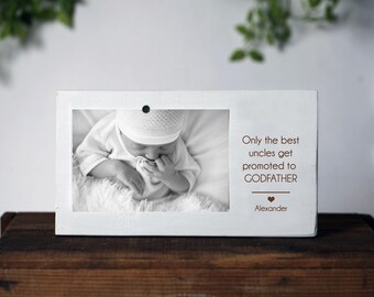 Godfather gift, Godfather picture frame, Uncle Godfather, Godfather Photo Frame Custom, Godfather gift personalized, Godfather proposal
