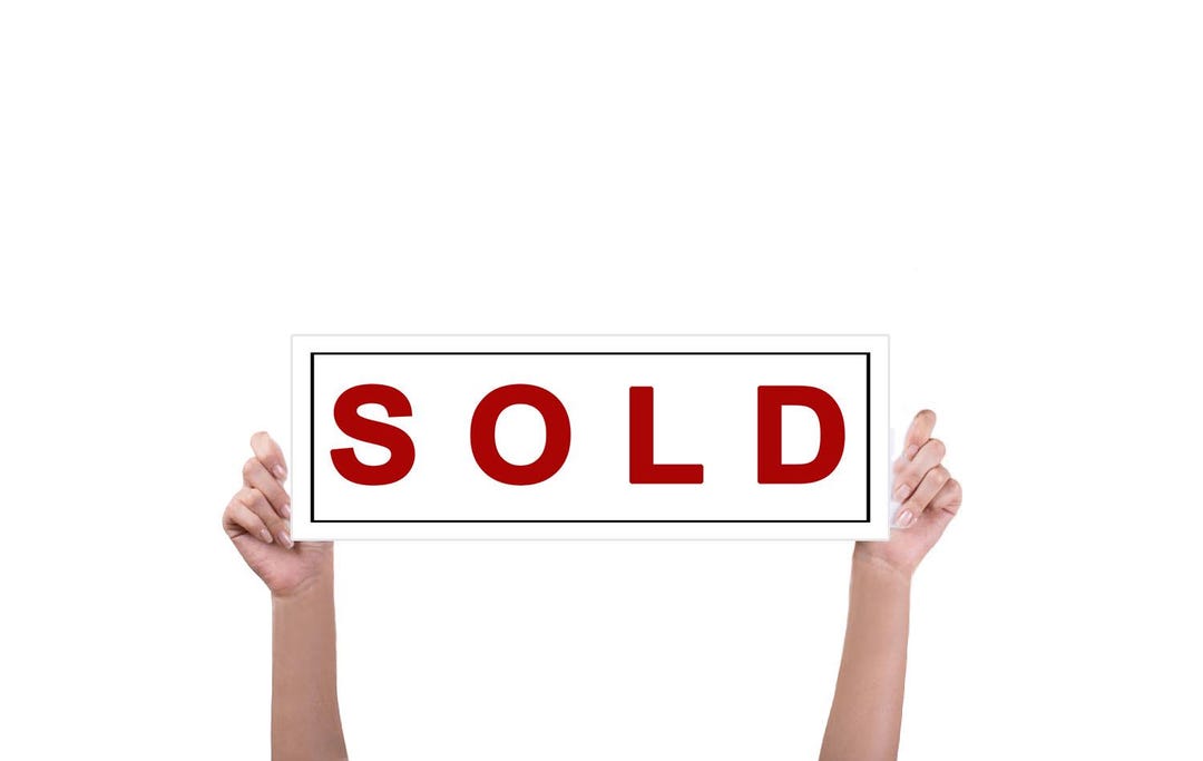Sold Prop Sign SOLD Photo Prop, Closing Day Sign, Realtor Sign, Realtor Photo Prop ...