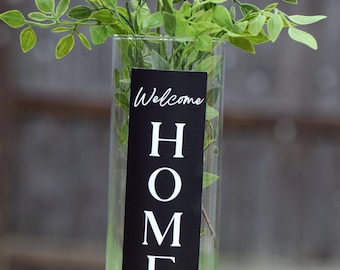 New Home Closing Gift | Realtor Gift | Housewarming Keepsake | New Home Flower Vase | Casa nueva regalo