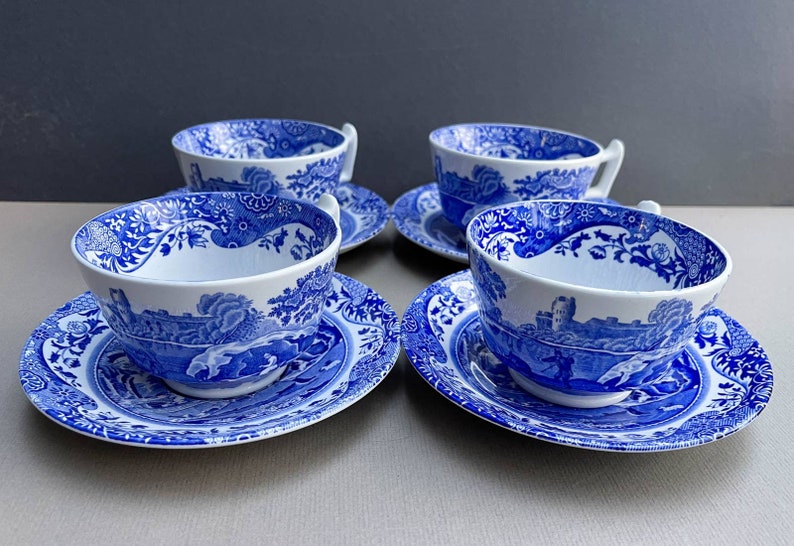 Grand Pichet Spode Design Italien - Vers 1816 - Made In England 15x10 Cm