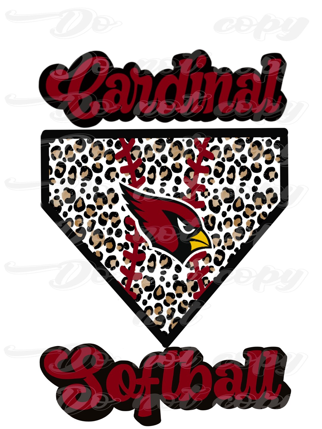 Cardinals Softball PNG Digital Download Sublimation File Etsy
