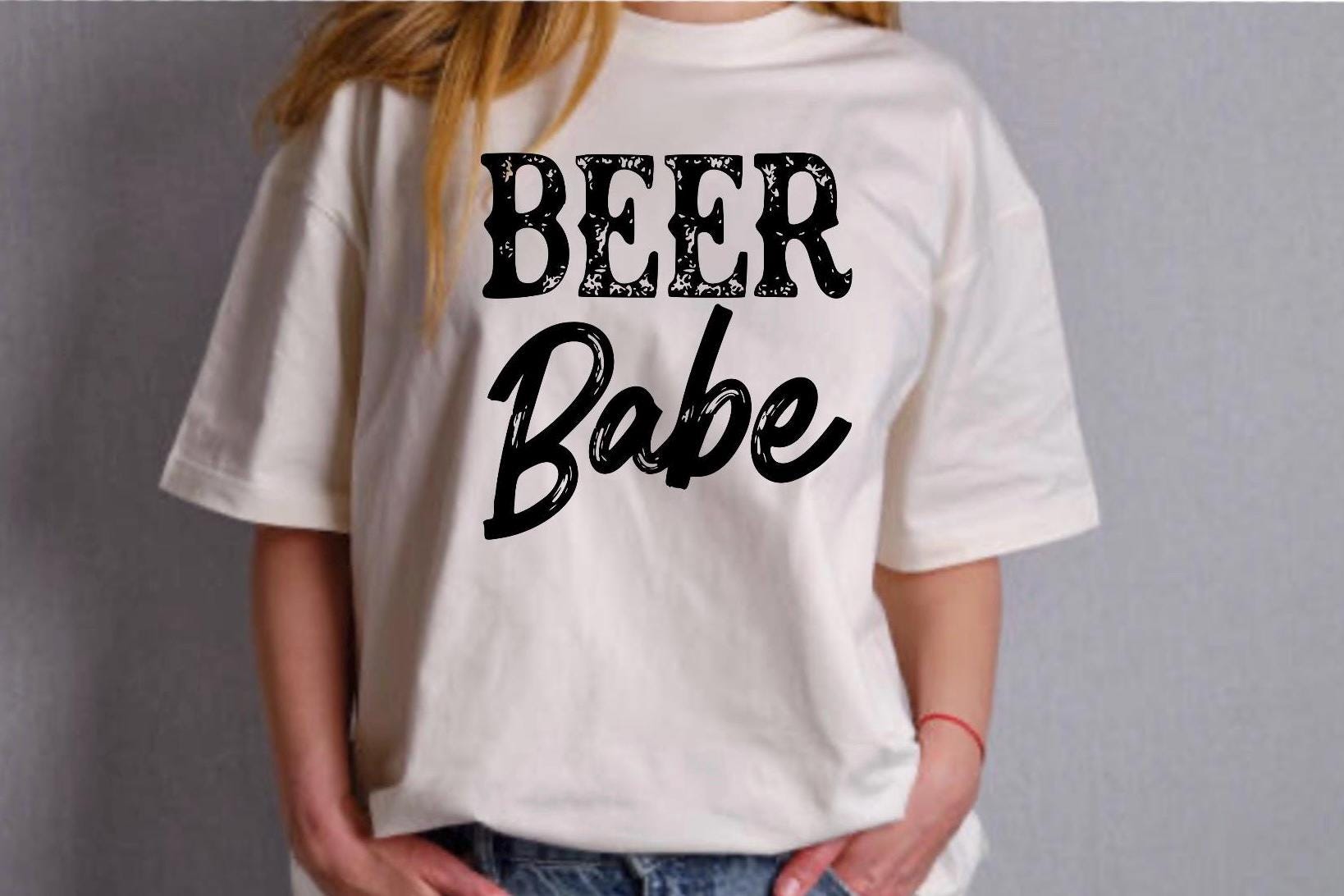 Beer Babe PNG Digital Download Sublimation File