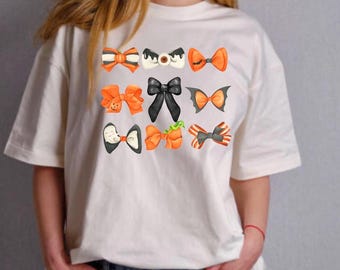 Halloween coquette bows sublimation PNG digital download file