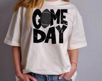 Game Day Leopard Football PNG Digital Download Sublimation File