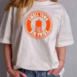 Orange Small Town Big Pride PNG Digital Download Sublimation File