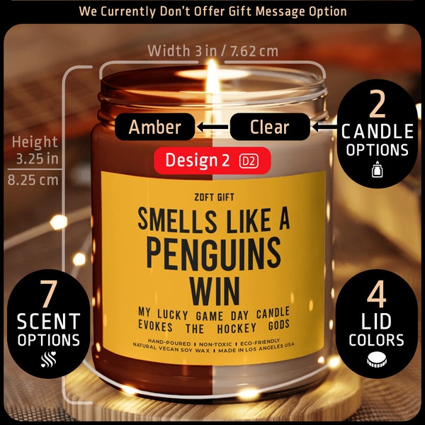 Smells Like A Penguins Win Candle, Unique Gift Idea, Pittsburgh Gift Candle, Hockey Candle, Penguins Game Day, Sport Themed Candle