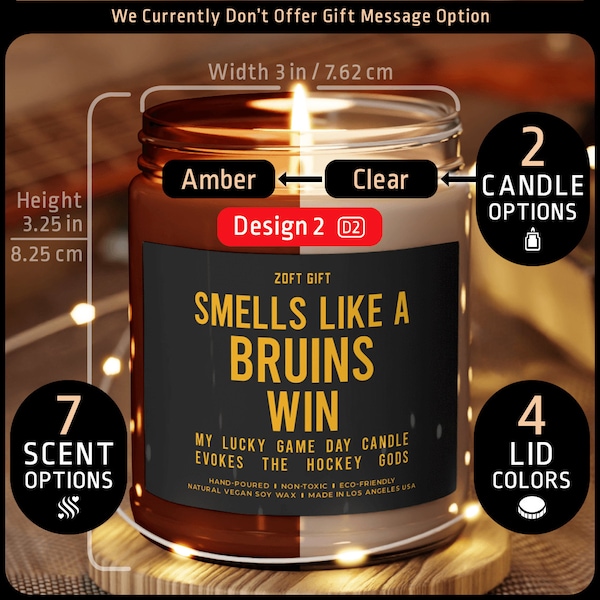 Smells Like A Bruins Win Candle, Unique Gift Idea, Boston Gift Candle, Hockey Candle, Bruins Game Day Decor Gift, Sport Themed Candle