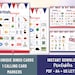 British Bingo 30 Unique Cards Kids Activity &amp; Games DIGITAL Download ...