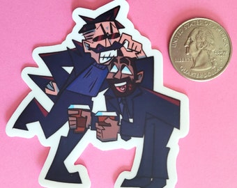 Robotnik and Agent Stone sticker