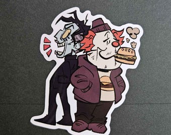 Bigtop Burger Steve and Cesare sticker
