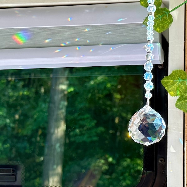 Sun Catcher | Rainbow Maker | Wall Hanging | Prism | Window Glass Art