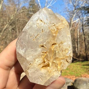 Herkimer Diamond | area 52 private mine | rainbow inclusions | skeletal